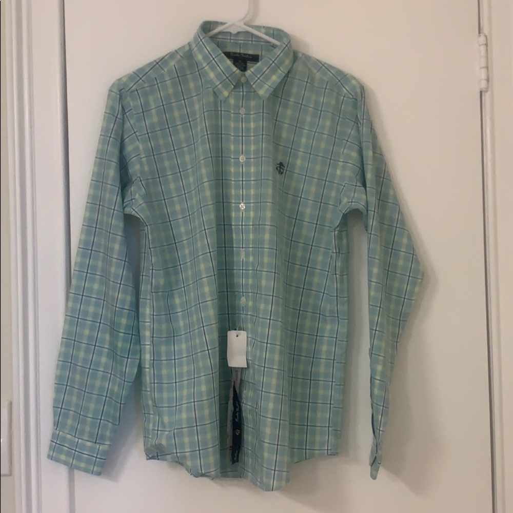 New Brooks brothers, non-iron bottom down shirt